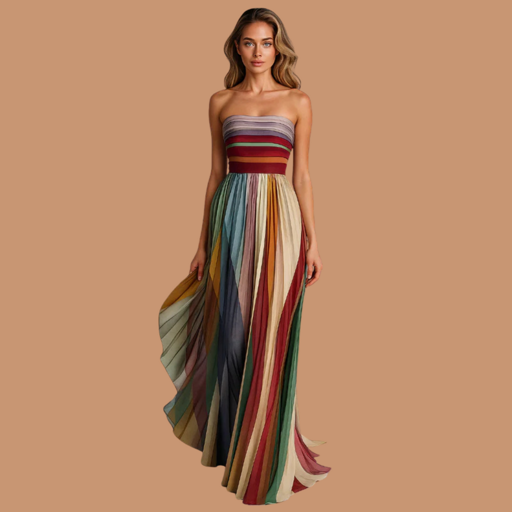 NIEVES™ - Vestido largo casual