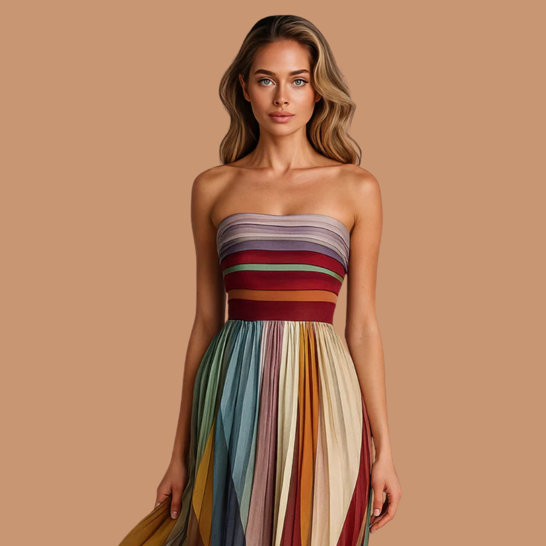 NIEVES™ - Vestido largo casual