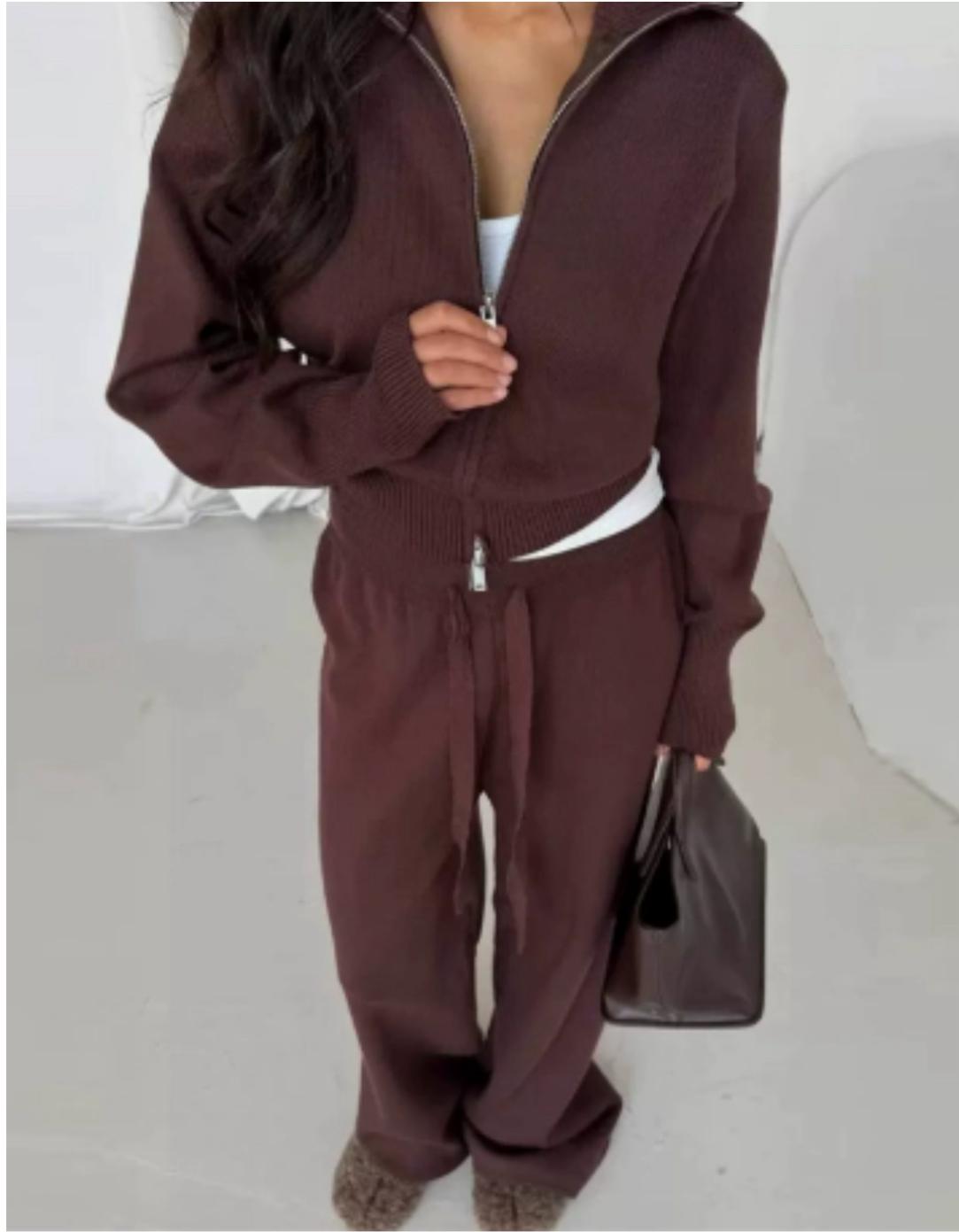 NURIA -  Conjunto de dos piezas con cremallera