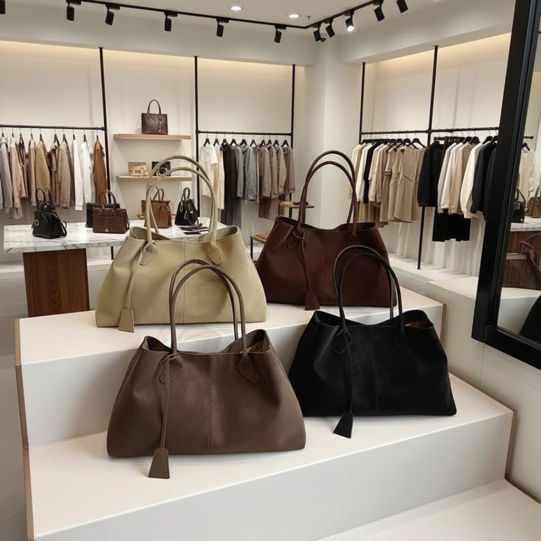 EVA – Bolso bandolera de moda fabricado en ante sintético.