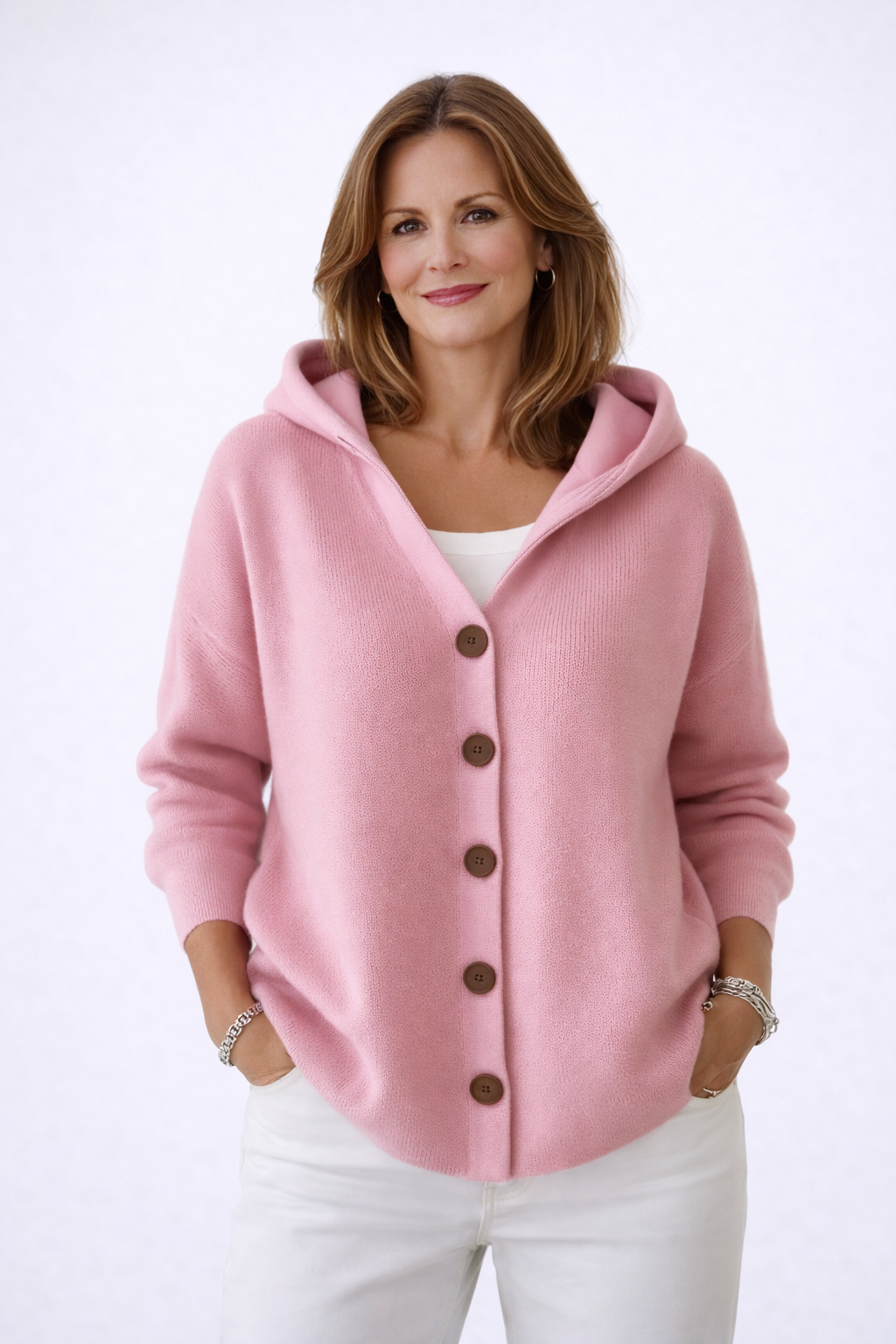 DUNIA - Cárdigan con capucha