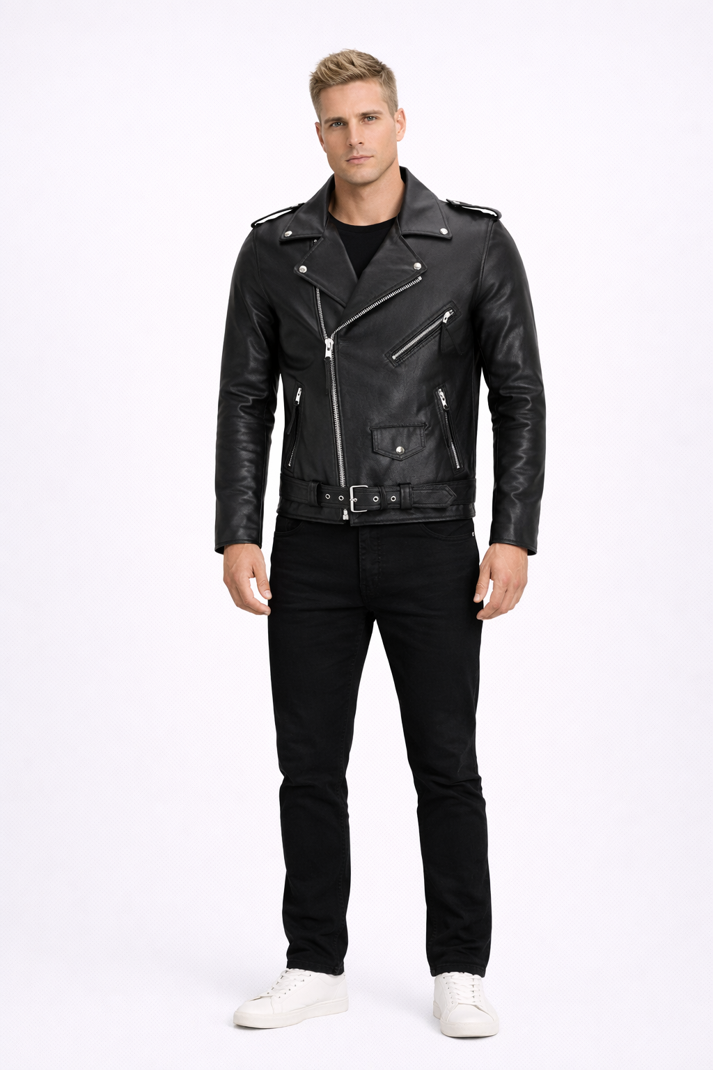 ROBERTO - Chaqueta estilo Biker