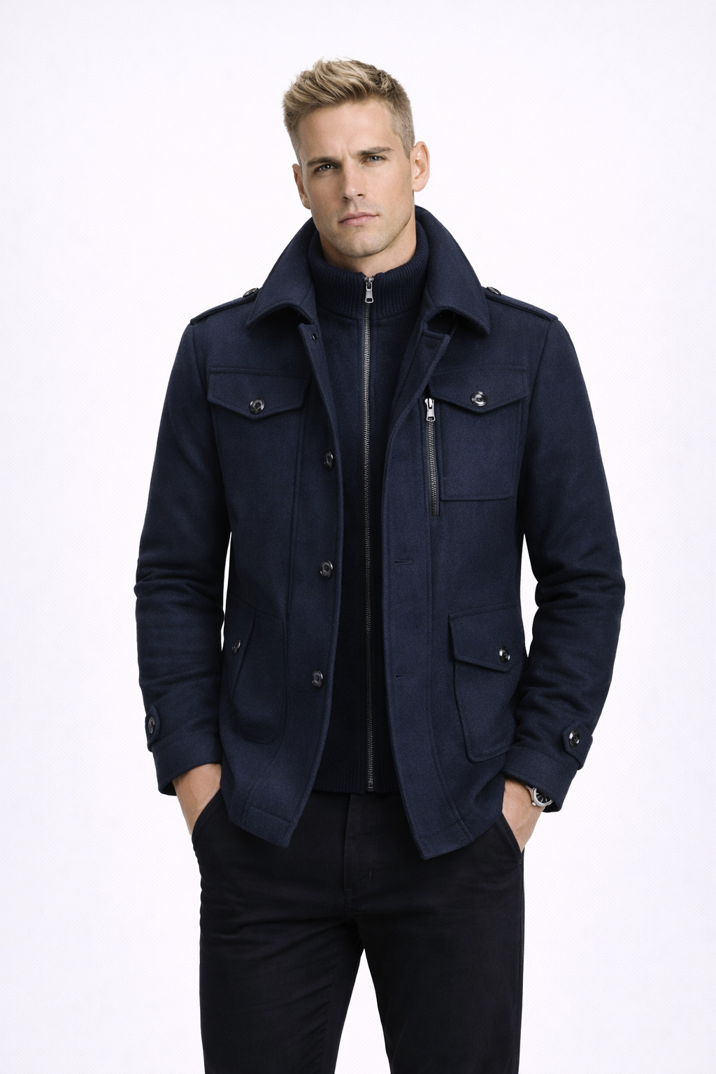 ALEX - Abrigo elegante y cálido.