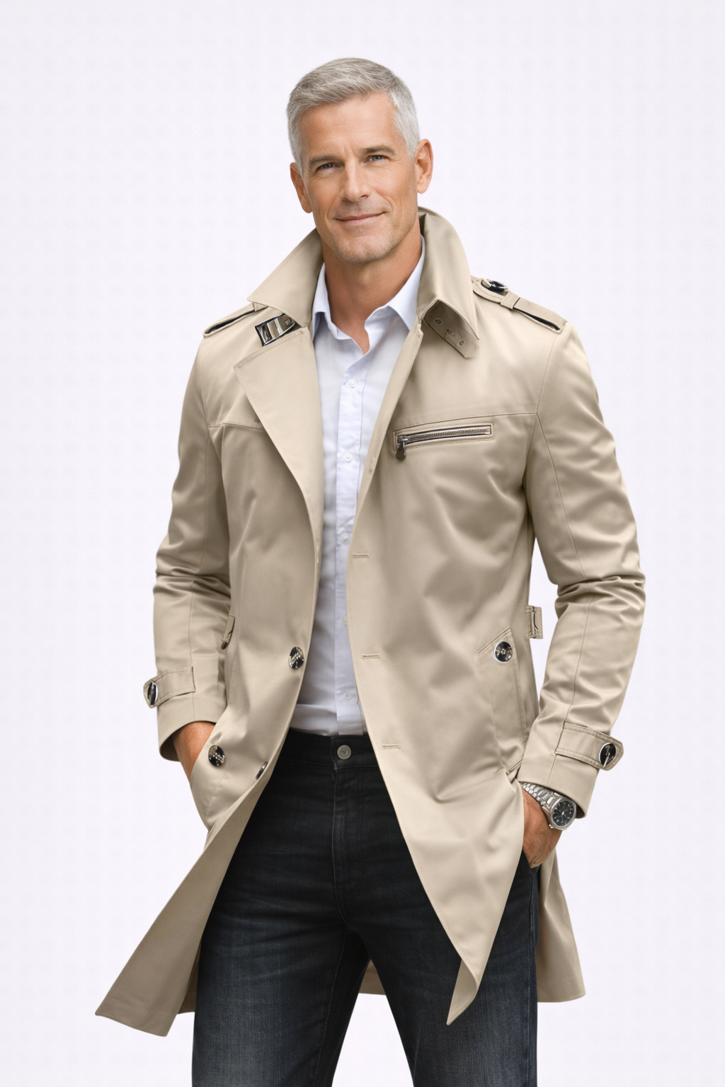 TOMÁS - Gabardina artesanal milanesa.