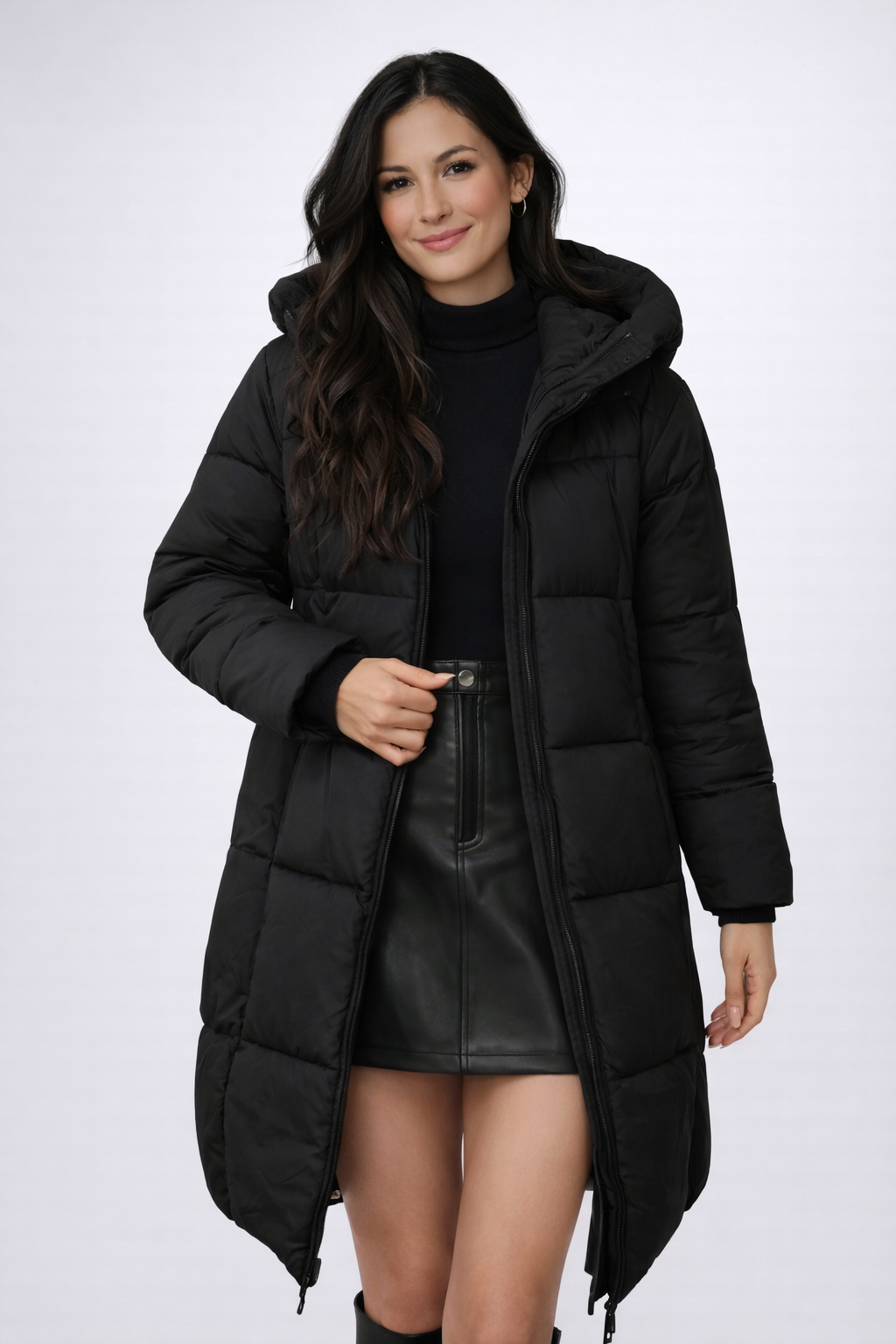 MELANIA - Abrigo informal con estilo.