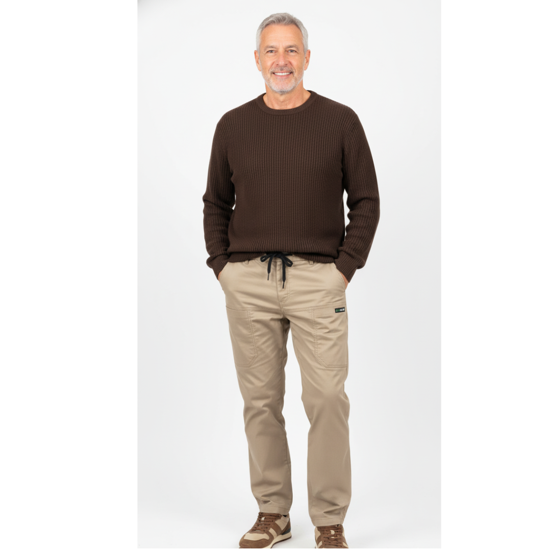 HUGO - Pantalones cargo elásticos premium.