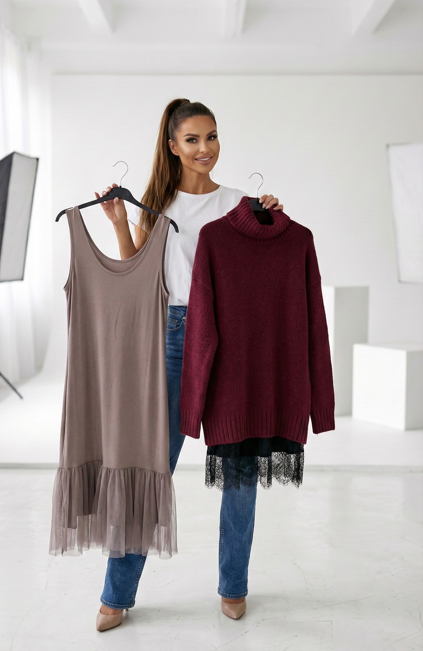 GALA - Conjunto de punto acogedor y elegante