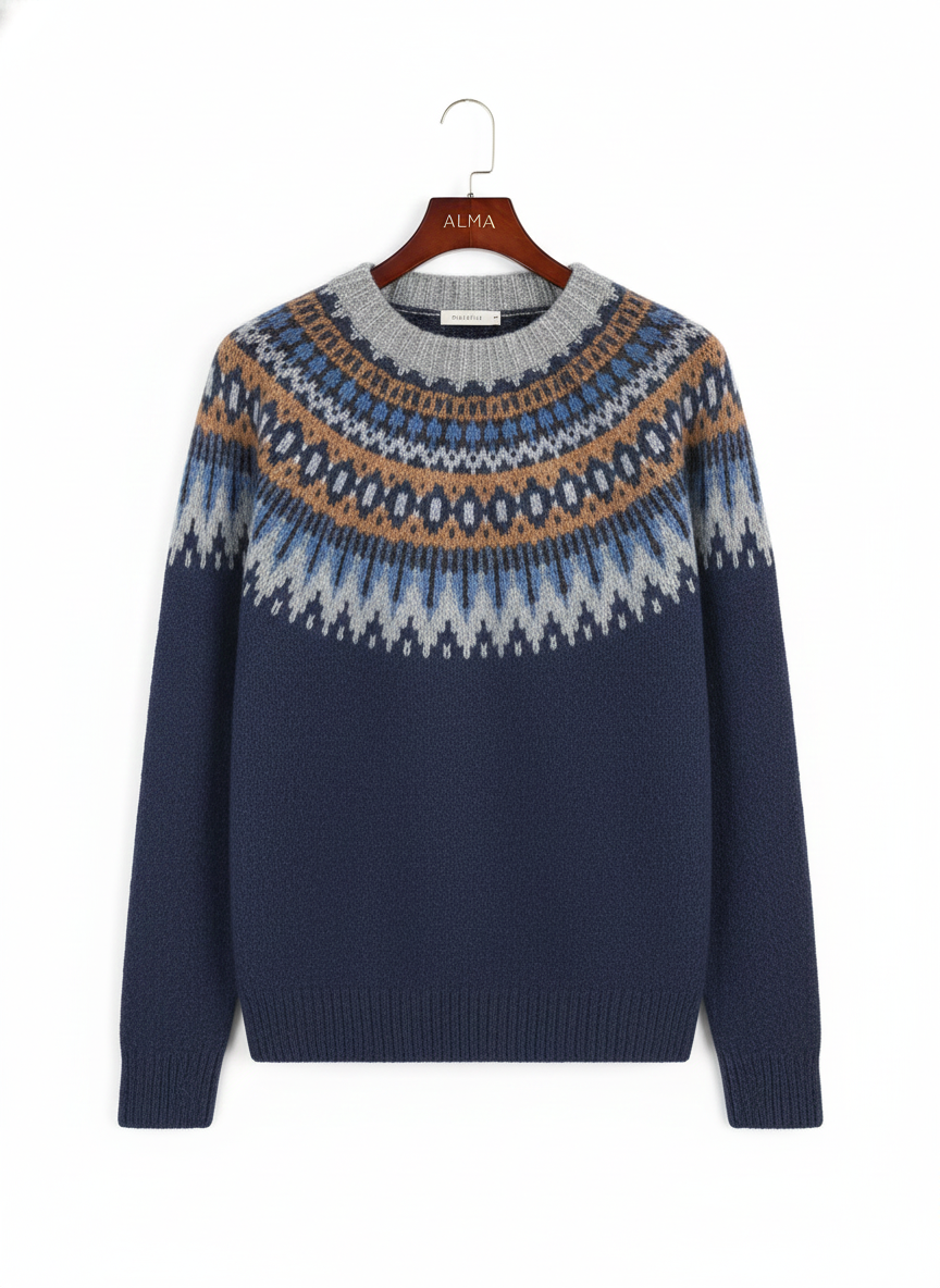 YOLI – Jersey Cálido con dibujos invernales