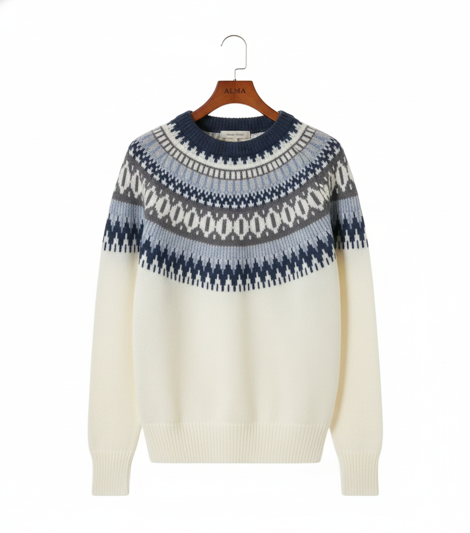 YOLI – Jersey Cálido con dibujos invernales