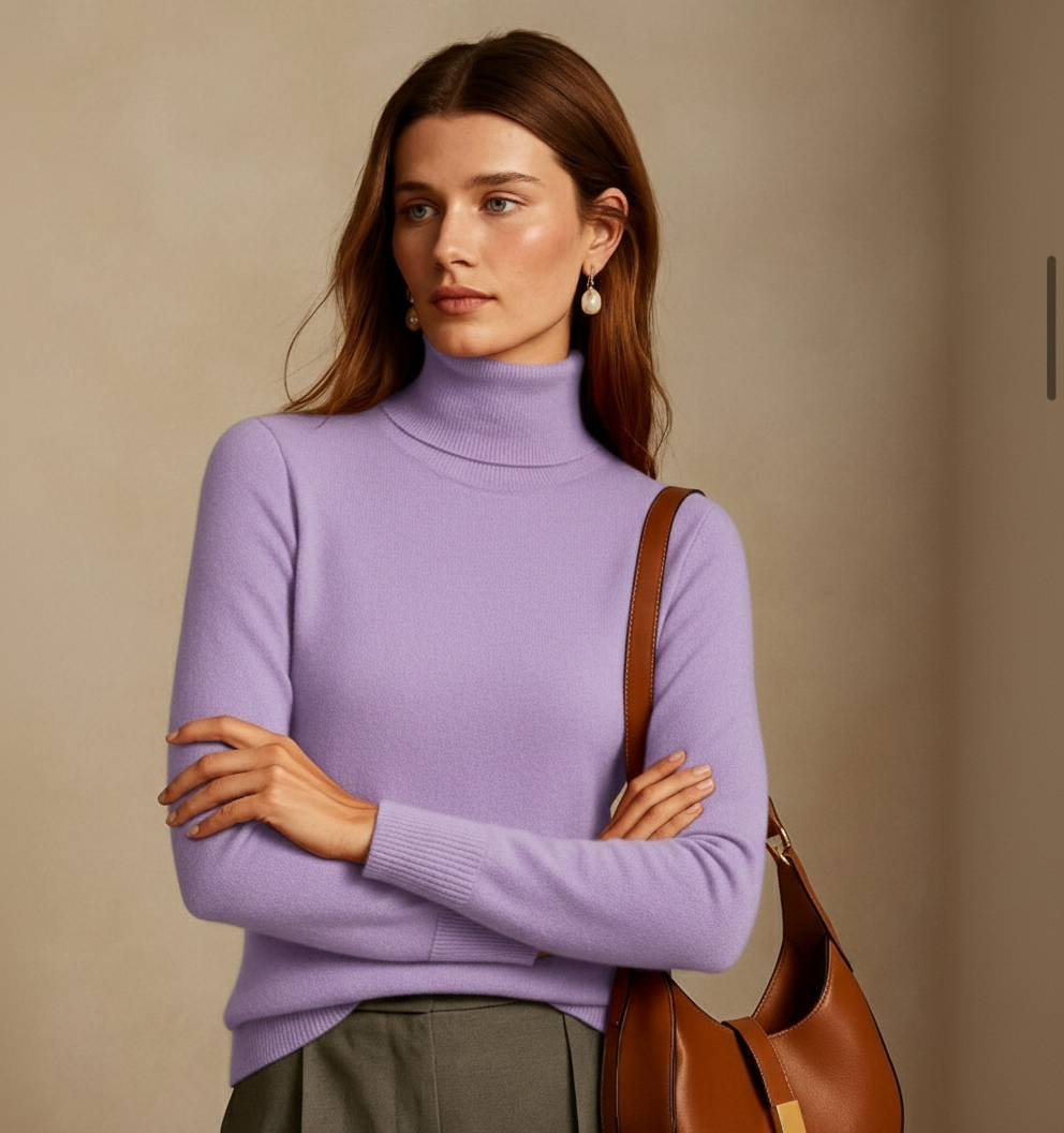 LARA - Suéter 100% lana de oveja premium