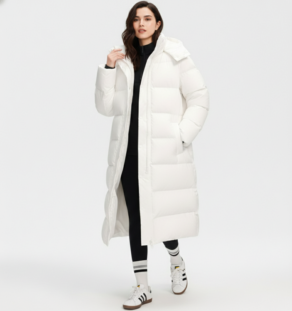 ISA - Abrigo acolchado largo premium