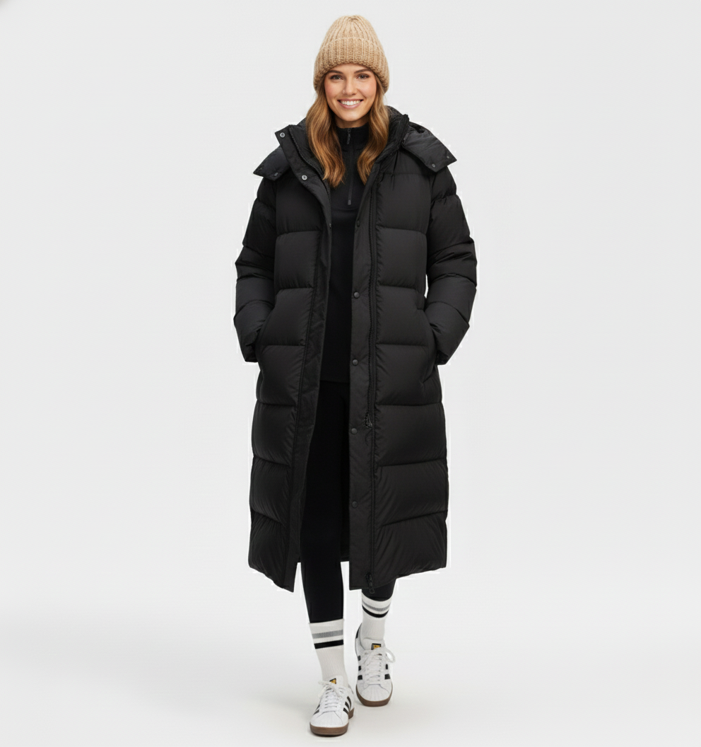 ISA - Abrigo acolchado largo premium