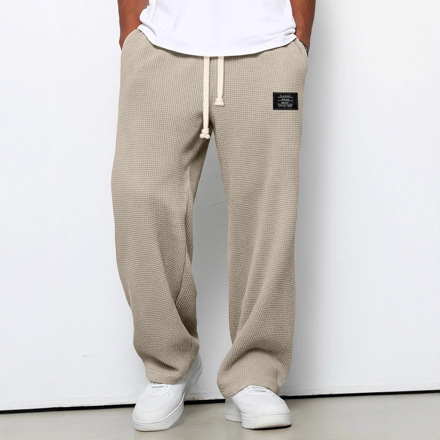 SAMUEL - Pantalones anchos con cintura ajustable