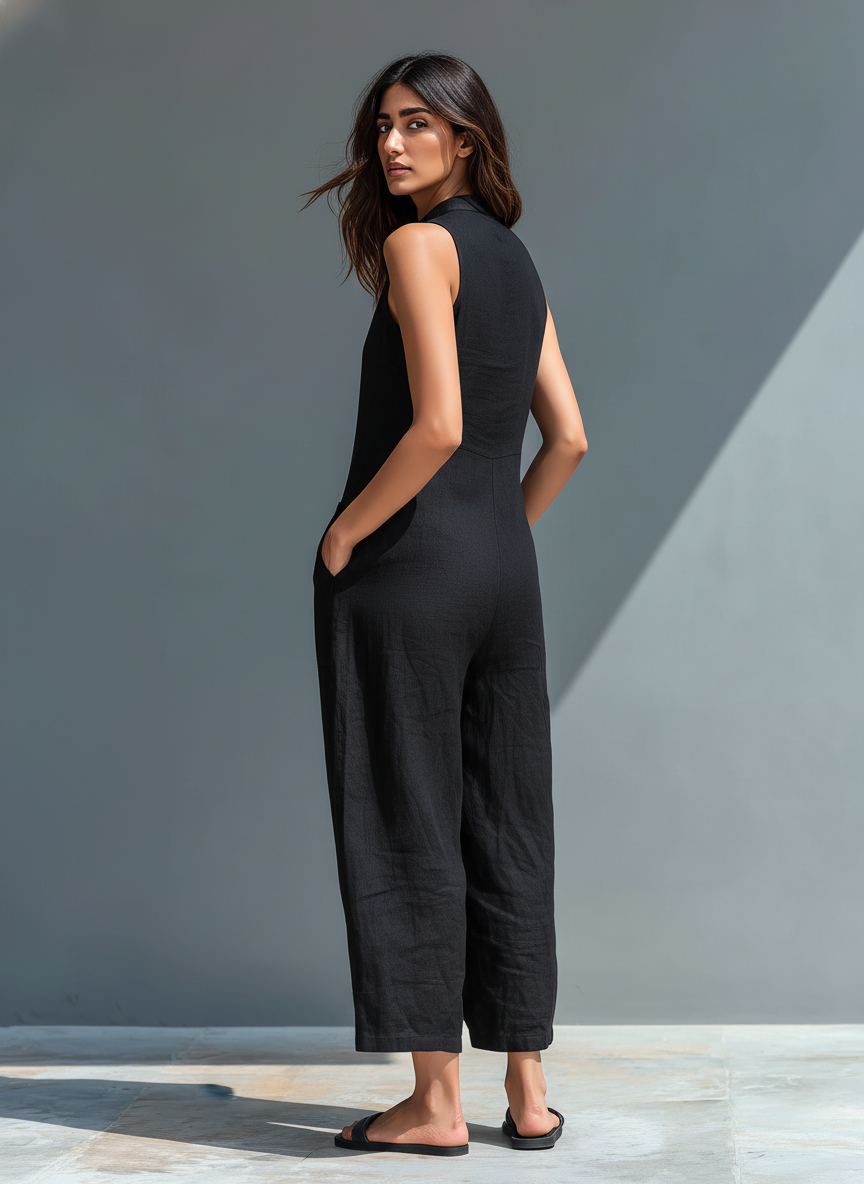 DANIELA - Elegante mono sin mangas
