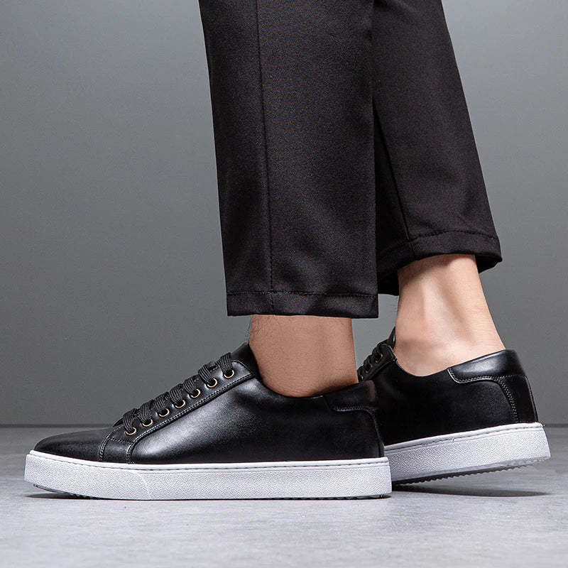 IAN - Zapatillas de piel italiana premium