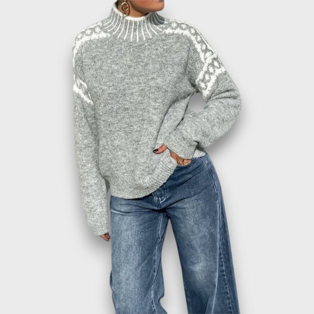 ROSALIA - Suéter nordico de lana premium