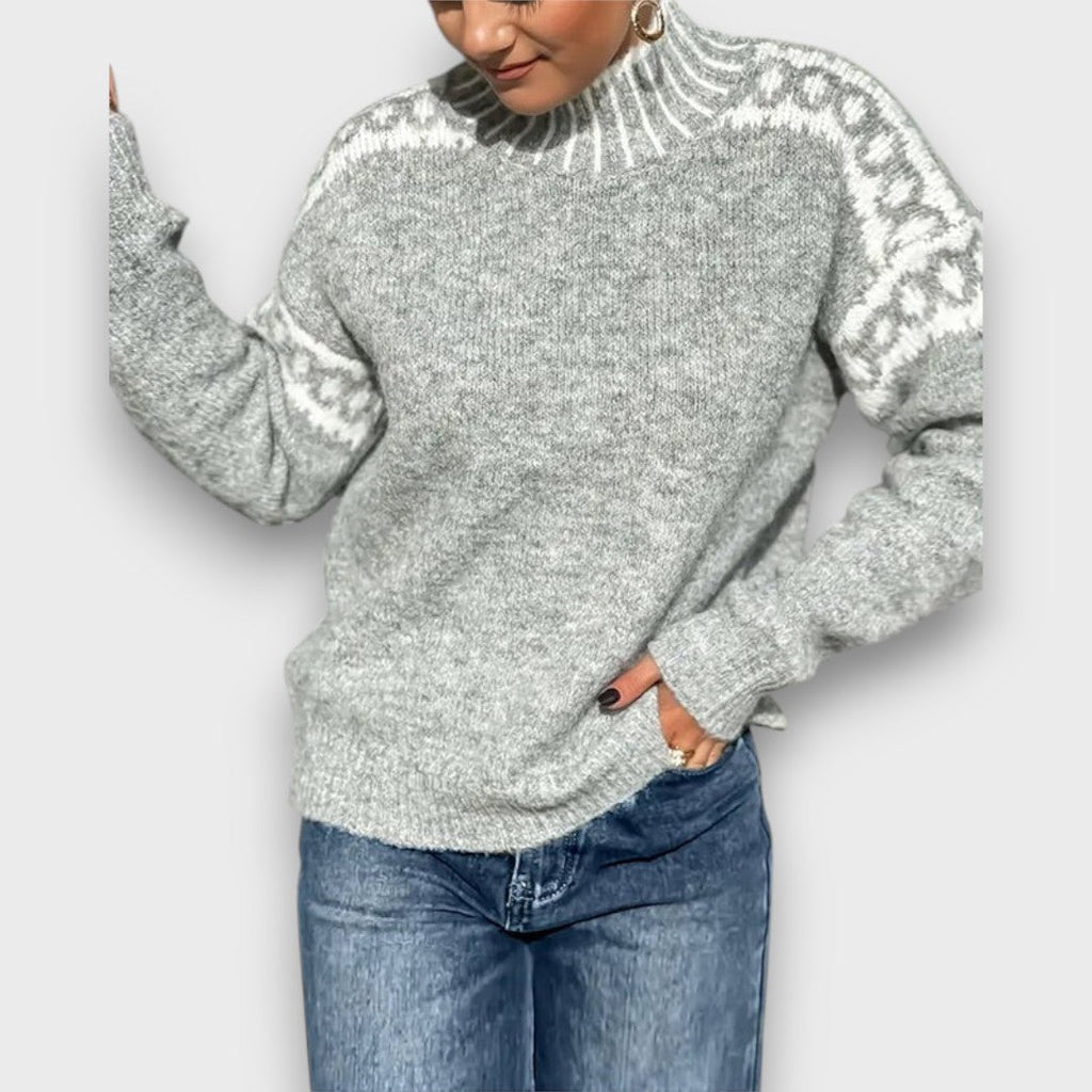 ROSALIA - Suéter nordico de lana premium